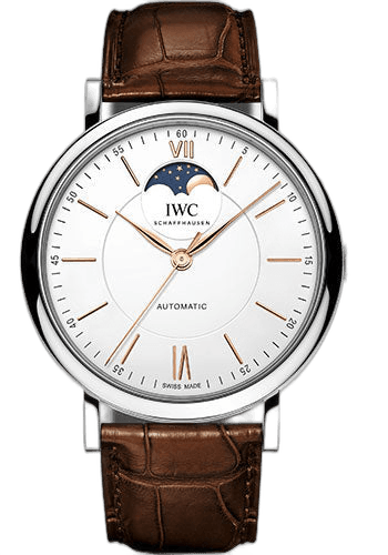 IWC Portofino Automatic Steel — Silver Dial with Moonphase | Ref. IW459401