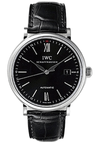IWC Portofino Automatic Steel — Black Dial | Ref. IW356502