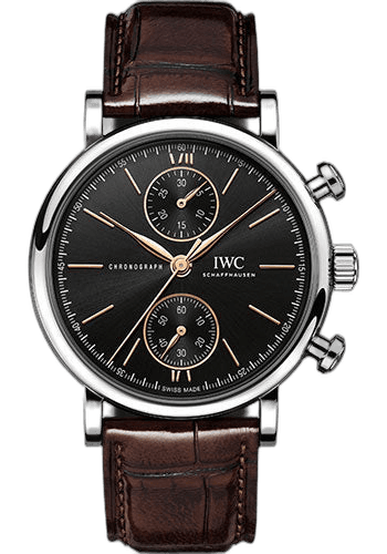 IWC Portofino Chronograph Steel — Black Dial | Ref. IW391404