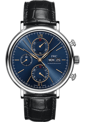 IWC Portofino Chronograph Steel — Blue Dial | Ref. IW391036
