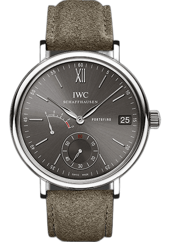 IWC Portofino Steel — Slate-Grey Eight-Days Hand-Wound Dial | Ref. IW510115