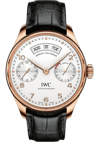 IWC Portugieser Annual Calendar Rose Gold — Silver-Plated Dial | Ref. IW503504