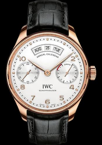 IWC Portugieser Annual Calendar Rose Gold — Silver-Plated Dial | Ref. IW503504