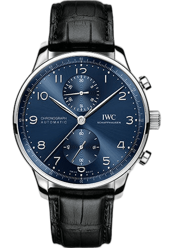 IWC Portugieser Chronograph Steel — Blue Dial | Ref. IW371606