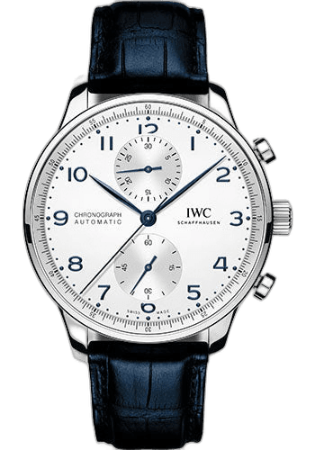 IWC Portugieser Chronograph Steel — Silver-Plated Dial | Ref. IW371605