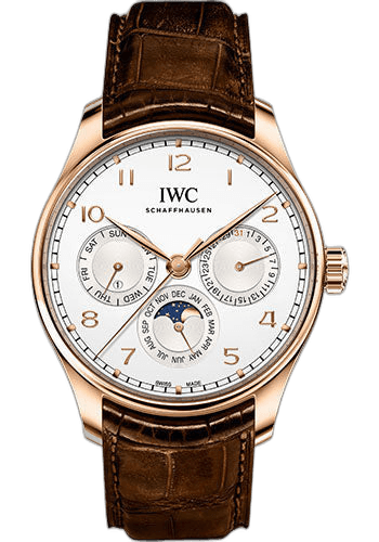 IWC Portugieser Perpetual Calendar 42 Rose Gold — Silver-Plated Dial | Ref. IW344202
