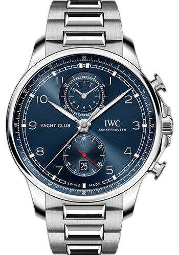 IWC Portugieser Yacht Club Chronograph Steel — Blue Luminescent Dial | Ref. IW390701