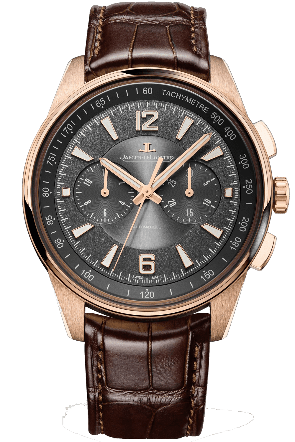 Jaeger-LeCoultre Polaris Rose Gold — Alligator Chronograph Sports Dress | Ref. Q9022450