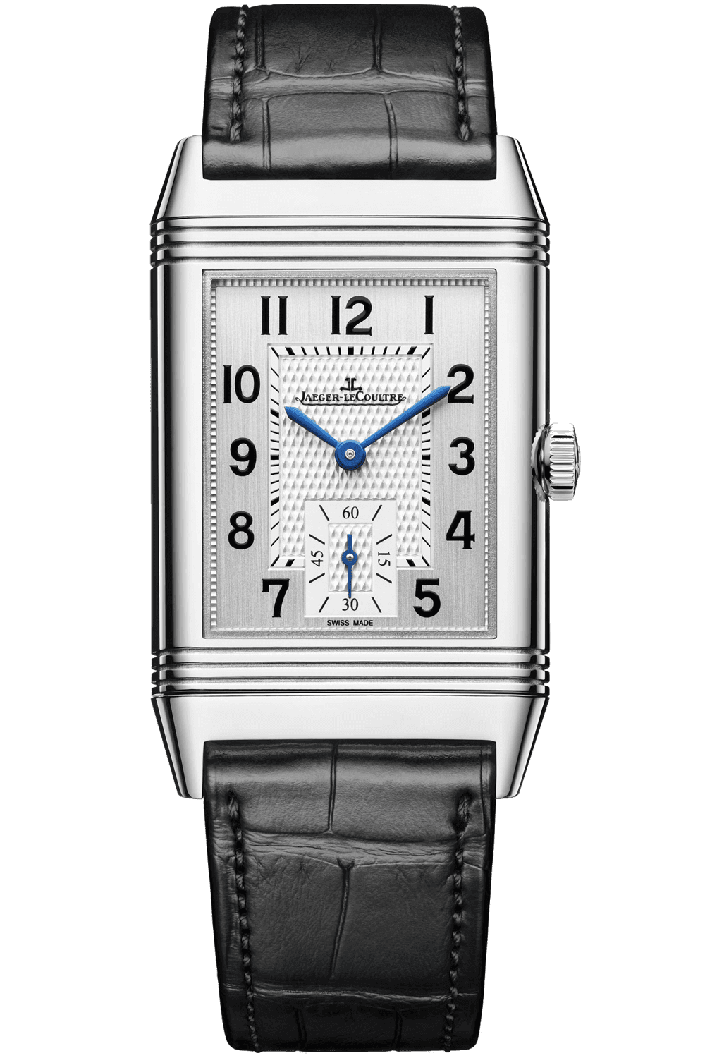 Jaeger-LeCoultre Reverso Classic Steel — Duoface Two-Zone Small Seconds | Ref. Q2458420