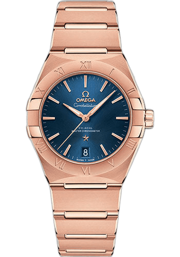 Constellation OMEGA Co-Axial Master Chronometer - 36 mm Sedna Gold Case - Blue Dial - 131.50.36.20.03.001 36mm by Omega — 131.50.36.20.03.001