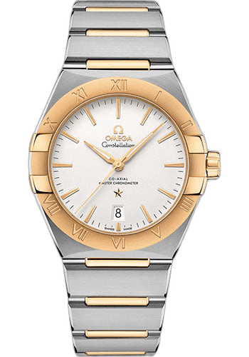 Omega Constellation OMEGA Co-Axial Master Chronometer - 39 mm Steel And Yellow Gold Case - Silvery Dial - 131.20.39.20.02.002 39mm & Yellow Gold Silver Dial Watch Ref. 131.20.39.20.02.002