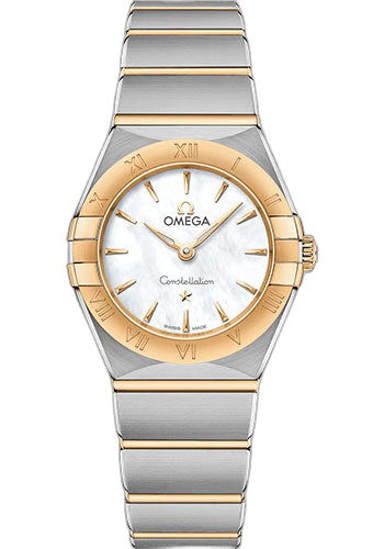 Constellation Manhattan Quartz Watch - 25 mm Steel And Yellow Gold Case - Mother-Of-Pearl Dial - 131.20.25.60.05.002 25mm & Yellow Gold Mother-of-Pearl Dial · Omega 131.20.25.60.05.002