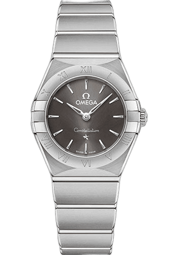 Omega 25mm Constellation Manhattan Quartz Watch - 25 mm Steel Case - Grey Dial - 131.10.25.60.06.001 Watch Ref. 131.10.25.60.06.001