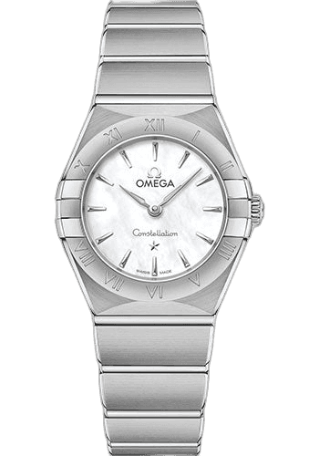 Omega 25mm Constellation Manhattan Quartz Watch - 25 mm Steel Case - Mother-Of-Pearl Dial - 131.10.25.60.05.001 — Ref. 131.10.25.60.05.001