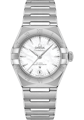 Omega 29mm Constellation Manhattan Co-Axial Master Chronometer Watch - 29 mm Steel Case - Mother-Of-Pearl Dial - 131.10.29.20.05.001 — Ref. 131.10.29.20.05.001