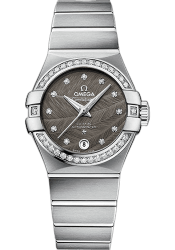 Omega Constellation Co-Axial Watch - 27 mm Steel Case - Grey Dial - 123.15.27.20.56.001 27mm