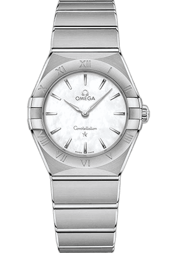 Omega Constellation Manhattan Quartz Watch - 28 mm Steel Case - Mother-Of-Pearl Dial - 131.10.28.60.05.001 28mm