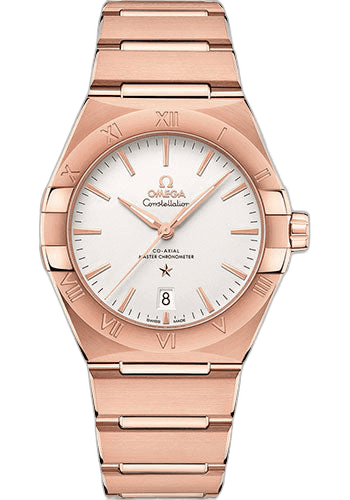 Constellation OMEGA Co-Axial Master Chronometer - 39 mm Sedna Gold Case - Opaline Silvery Dial - 131.50.39.20.02.001 39mm · Omega 131.50.39.20.02.001