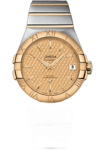Constellation Co-Axial Watch - 38 mm Steel And Yellow Gold Case - Champagne Dial - 123.20.38.21.08.002 38mm & Yellow Gold Champagne Dial by Omega — 123.20.38.21.08.002