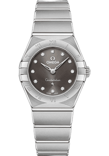 Constellation Manhattan Quartz Watch - 25 mm Steel Case - Grey Diamond Dial - 131.10.25.60.56.001 · Omega 25mm — 131.10.25.60.56.001