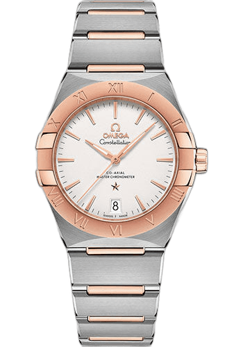 Omega Constellation OMEGA Co-Axial Master Chronometer - 36 mm Steel And Sedna Gold Case - Silvery Dial - 131.20.36.20.02.001 36mm & Sedna™ Gold Silver Dial