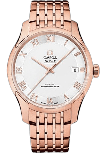 De Ville Hour Vision Co-Axial Master Chronometer Watch - 41 mm Sedna Gold Case - Two-Zone -Silver Dial - 433.50.41.21.02.001 · Omega 41mm — 433.50.41.21.02.001