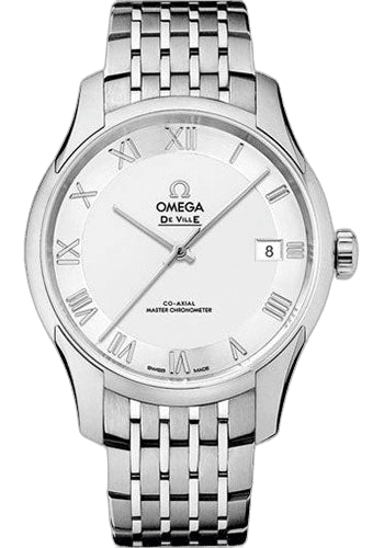 Omega De Ville Hour Vision Co-Axial Master Chronometer Watch - 41 mm Steel Case - Two-Zone -Silver Dial - 433.10.41.21.02.001 41mm (433.10.41.21.02.001