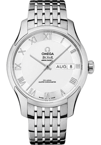 De Ville Hour Vision Co-Axial Master Chronometer Annual Calendar Watch - 41 mm Steel Case - Two-Zone -Silver Dial - 433.10.41.22.02.001 · Omega 41mm — 433.10.41.22.02.001