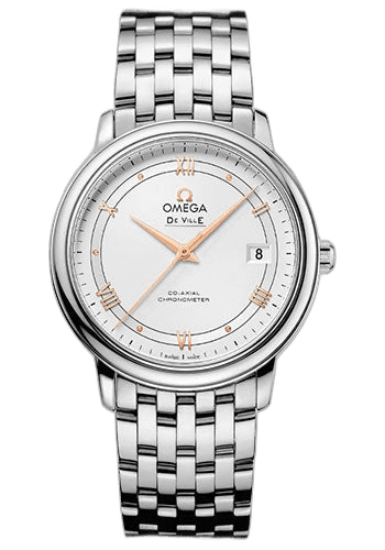 De Ville Prestige Co-Axial Watch - 36.8 mm Steel Case - Silver Dial - 424.10.37.20.02.002 · Omega 36.8mm — 424.10.37.20.02.002