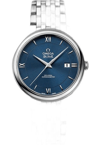 De Ville Prestige Co-Axial Watch - 39.5 mm Steel Case - Blue Dial - 424.10.40.20.03.001 39.5mm — Omega Ref. 424.10.40.20.03.001