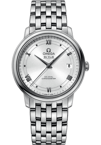 De Ville Prestige Co-Axial Watch - 36.8 mm Steel Case - White Dial - 424.10.37.20.04.001 36.8mm · Omega 424.10.37.20.04.001