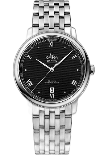 De Ville Prestige Co-Axial - 39.5 mm Steel Case - Black Dial - 424.10.40.20.01.002 39.5mm Omega Ref. 424.10.40.20.01.002