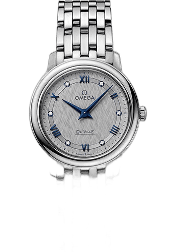 Omega 27.4mm De Ville Prestige Quartz Watch - 27.4 mm Steel Case - Grey Dial - 424.10.27.60.56.002 Watch Ref. 424.10.27.60.56.002
