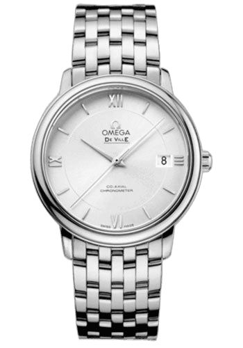 De Ville Prestige Co-Axial Watch - 36.8 mm Steel Case - Silver Dial - 424.10.37.20.02.001 36.8mm — Omega Ref. 424.10.37.20.02.001