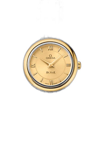 Omega De Ville Prestige Quartz Watch - 24.4 mm Steel And Yellow Gold Case - Champagne Dial - 424.20.24.60.08.001 24.4mm & Yellow Gold Champagne Dial Ref. 424.20.24.60.08.001