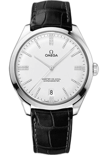 Omega 40mm De Ville Tresor Master Co-Axial Limited Edition of 88 Watch - 40 mm White Gold Case - Domed -Silver Dial - Black Leather Strap - 432.53.40.21.52.001 Watch Ref. 432.53.40.21.52.001