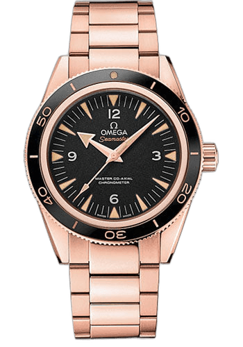 Omega Seamaster 300 Omega Master Co-Axial Watch - 41 mm Brushed And Polished Sedna Gold Case - Unidirectional Sedna Gold Bezel - Black Dial - 233.60.41.21.01.001 41mm Watch Ref. 233.60.41.21.01.001