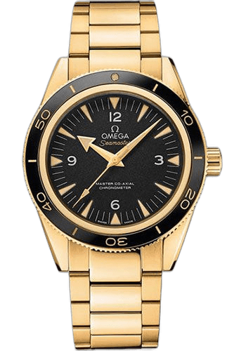 Seamaster 300 Master Co-Axial Watch - 41 mm Yellow Gold Case - Unidirectional Bezel - Black Dial - 233.60.41.21.01.002 41mm — Omega Ref. 233.60.41.21.01.002