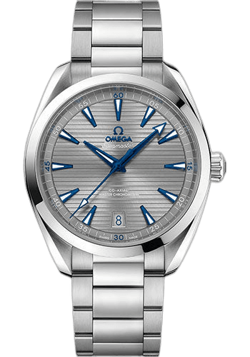 Omega Seamaster Aqua Terra Aqua Terra 150M Co-Axial Master Chronometer Watch - 41 mm Steel Case - Grey Dial - Brushed And Polished Steel Bracelet - 220.10.41.21.06.001 41mm Timepiece [220.10.41.21.06.001