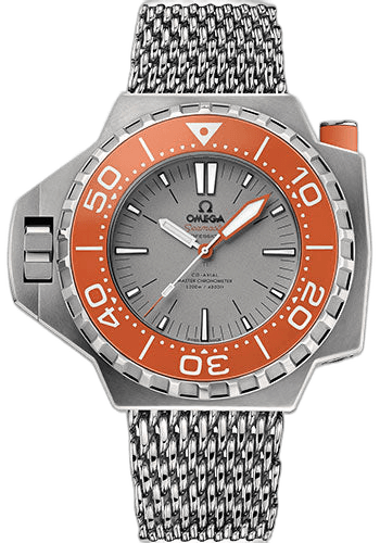 Seamaster Ploprof 1200M Co-Axial Master Chronometer Watch - 55 x 48 mm Titanium Case - Bi-Directional Bezel - Grade 5 Titanium Dial - An Additional Grey Rubber Strap - 227.90.55.21.99.002 · Omega 48mm — 227.90.55.21.99.002