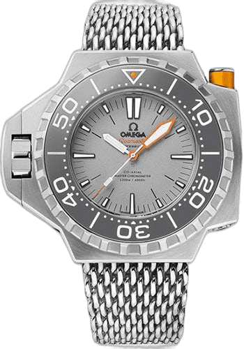 Seamaster Ploprof 1200M Co-Axial Master Chronometer Watch - 55 x 48 mm Titanium Case - Bi-Directional Bezel - Grade 5 Titanium Dial - An Additional Grey Rubber Strap - 227.90.55.21.99.001 48mm · Omega 227.90.55.21.99.001