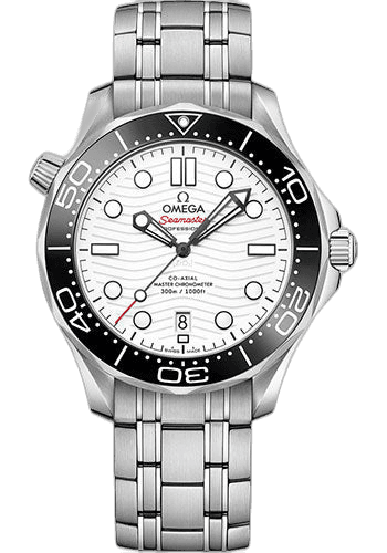 Seamaster Diver 300M Omega Co-Axial Master Chronometer - 42 mm Steel Case - White Dial - 210.30.42.20.04.001 42mm Omega Ref. 210.30.42.20.04.001