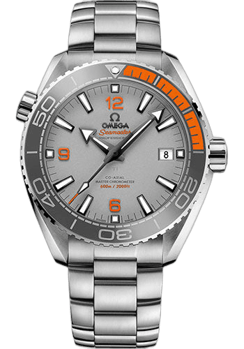 Omega Seamaster Planet Ocean 600 M Co-Axial Master Chronometer Watch - 43.5 mm Titanium Case - Unidirectional Grey Ceramic Bezel - Grade 5 Titanium Dial - 215.90.44.21.99.001 43.5mm Ref. 215.90.44.21.99.001