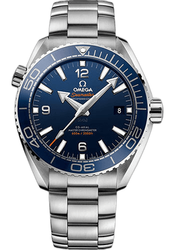 Omega Seamaster Planet Ocean Planet Ocean 600 M Omega Co-axial Master Chronometer Watch - 43.5 mm Steel Case - Unidirectional Blue Ceramic Bezel - Blue Ceramic Dial - 215.30.44.21.03.001 43.5mm Timepiece [215.30.44.21.03.001