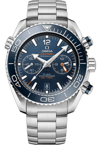 Seamaster Planet Ocean Planet Ocean 600 M Omega Co-axial Master Chronometer Chronograph Watch - 45.5 mm Steel Case - Unidirectional Blue Ceramic Bezel - Blue Ceramic Dial - 215.30.46.51.03.001 45.5mm by Omega — 215.30.46.51.03.001