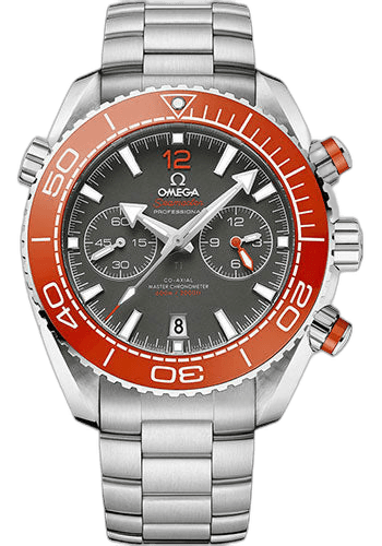 Seamaster Planet Ocean 600M Omega Co-Axial Master Chronometer Chronograph - 45.5 mm Steel Case - Ceramised Titanium Dial - 215.30.46.51.99.001 45.5mm · Omega 215.30.46.51.99.001