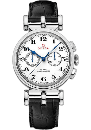 Specialities Olympic Official Timekeeper 38 mm White Gold Case - Lacquered White Dial - Black Leather Strap Limited Edition of 188 - 522.53.38.50.04.001 38mm by Omega — 522.53.38.50.04.001