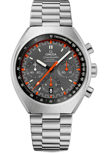 Speedmaster Mark II Co-Axial Chronograph Watch - 42.4 mm Barrel-Shaped Polished And Brushed Steel Case - Grey Dial - Steel Bracelet - 327.10.43.50.06.001 42.4mm Omega Ref. 327.10.43.50.06.001