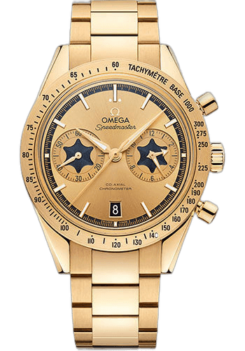 Omega Speedmaster '57 Omega Co-Axial Chronograph "Rory McIlroy" Special Edition - 41.5 mm Yellow Gold Case - Champagne Dial - 331.50.42.51.08.001 41.5mm (331.50.42.51.08.001