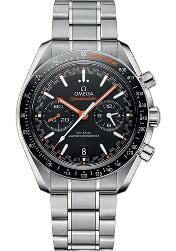 Omega Speedmaster Racing Co-Axial Master Chronograph Watch - 44.25 mm Steel Case - Black Ceramic Bezel - Matt Black Dial - 329.30.44.51.01.002 44.25mm